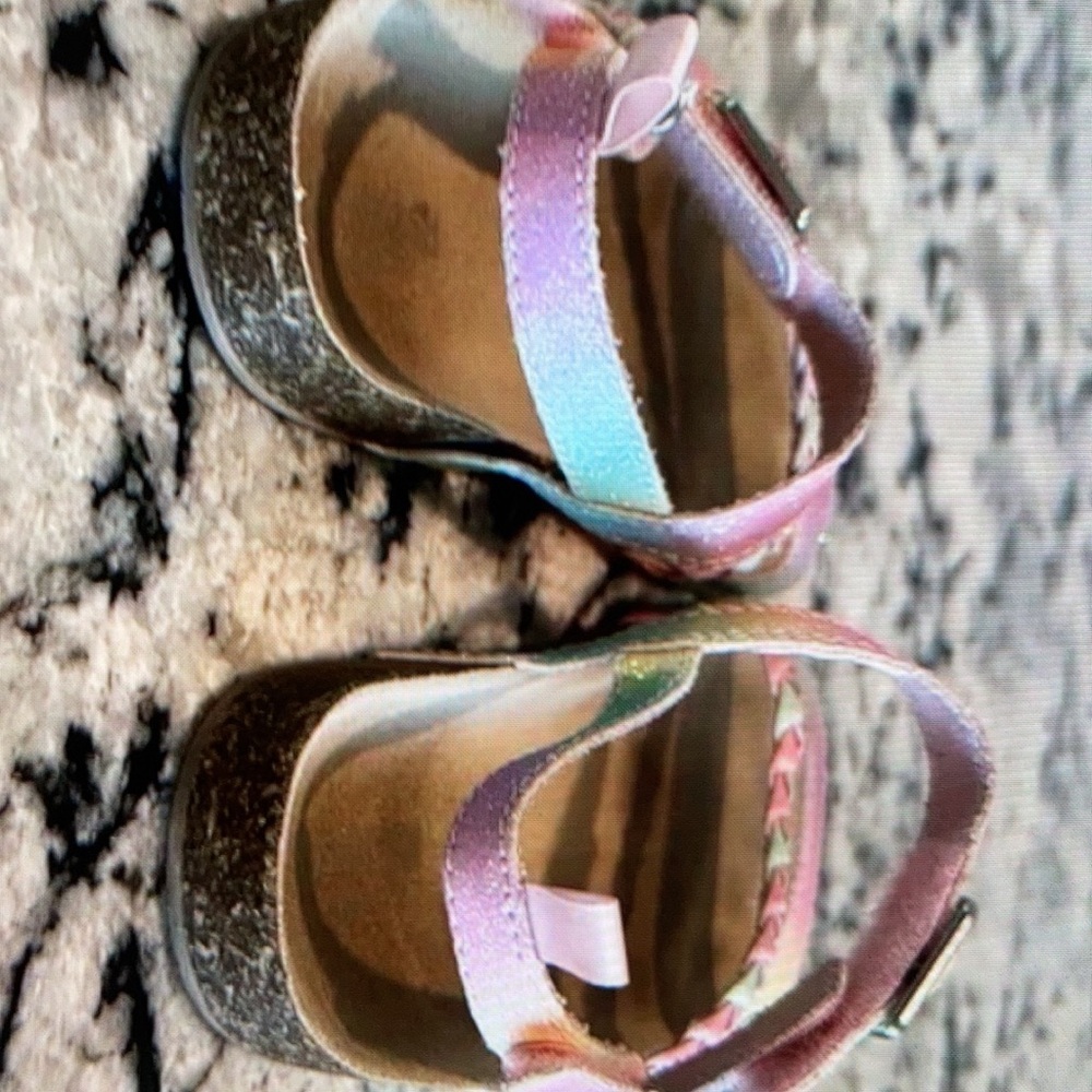 Charming glitter braided shoes